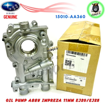 15010-AA360 подлинный масляный насос Subaru в сборе Impreza 11 мм EJ20/EJ25 - Изображение 1 из 4