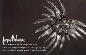 Foto Grußkarte Juwelier Jacques Verhoeven Autogramm altes Foto 60er Jahre - Bild 1 von 4