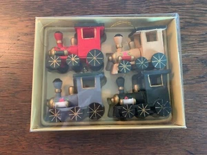 Russ Country Antique Ornaments Train Locomotive Set - Picture 1 of 4