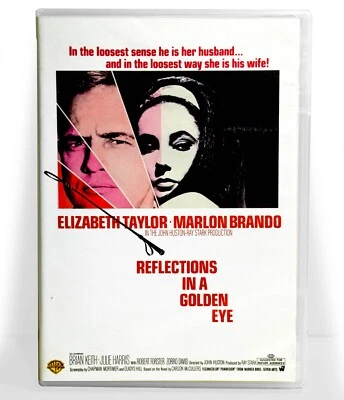 Reflections in a Golden Eye (DVD, 1967, Widescreen) Like New !  Elizabeth Taylor - Image 1 of 4