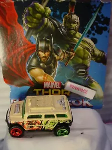 2017 Marvel THOR Ragnarok THOR & HULK ROCKSTER☆beige;or5☆LOOSE Hot Wheels - Picture 1 of 4