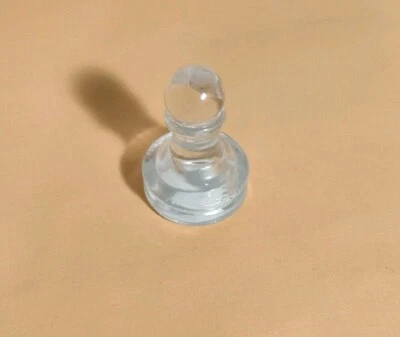 Clear Glass PAWN Chess Piece from Limited Edition Pavilion Game - Image 1 of 4