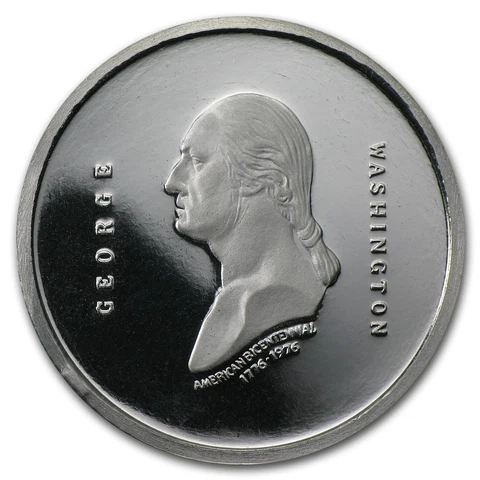 1 oz Platinum Round - George Washington (.9995 Fine) - SKU#72198 Cover