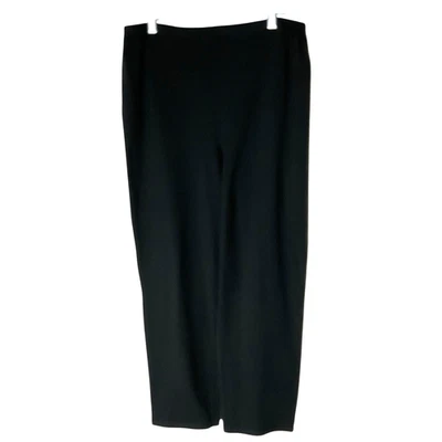 Women With Control Cotton Jersey Pull-On Slim Pants A609035 Black Size XL NEW - Image 1 of 4