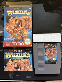 Tecmo World Wrestling NES | CIB | UK PAL Version | Circle Seal - All Original