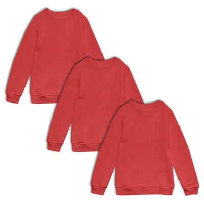 ZAVVI Unisex Kids School Sweatshirt 3-Pack