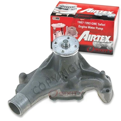 Airtex Engine Water Pump for 1987-1995 GMC Safari 4.3L V6 Coolant Antifreeze tx - Image 1 of 4