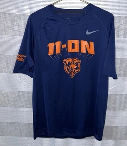 Chicago Bears Compression Shirt Mens XL Blue Nike Pro DriFit Stretch 31x21 - Picture 1 of 5
