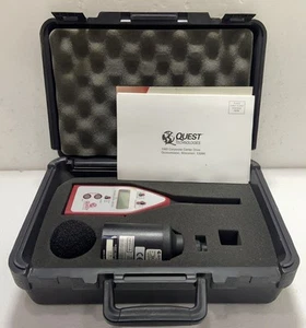 Quest Technologies Model 210 Sound Level Meter With QC-10 Calibrator Made in USA - Picture 1 of 11