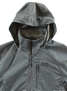 Chaqueta de Investigación Exterior Para Hombre L Grande Deadbolt Capucha Cremallera Completa Softshell Gorpcore - Imagen 1 de 13