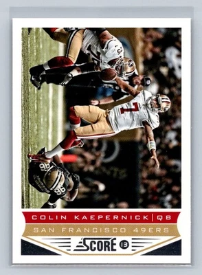 2013 Score #186 Colin Kaepernick San Francisco 49ers - Image 1 of 2