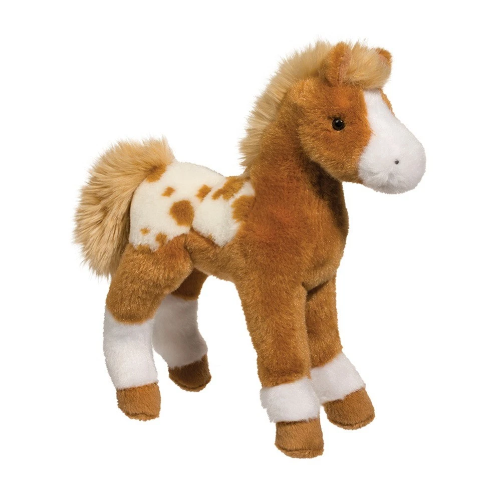 Animigos Plüschtier Pferd Mit Zaumzeug | Realistisches Design | 27 Cm Groß | Kuschelweich