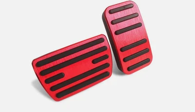 Cubierta de pastillas de pedal de freno de gas AT Foot para Honda CR-V Pilot Passport Ridgeline rojo Foto 1 de 4