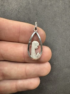 2,3 g Vintage Sterling Silber 925 Jungfrau Maria Anhänger Schmuck Konvolut V - Bild 1 von 8