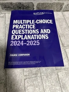 Kaplan Bar Review Multiple-Choice Practice Questions and Explanations 2024-2025 - Picture 1 of 12