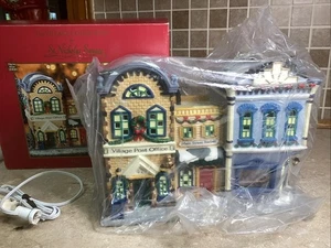 St. Nicholas Square Christmas Village- MAIN STREET - w/light Cord - Picture 1 of 12