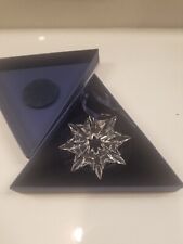 Swarovski Crystal 2003 Annual Edition Christmas Snowflake Star Ornament D7