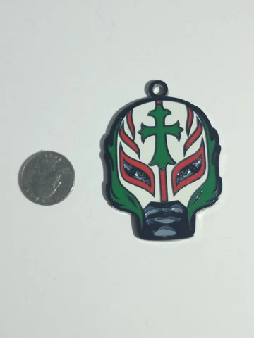 Rey Mysterio Authentic Replica Wrestling. WWE Wrestler Necklace Pendant Ornament Cover
