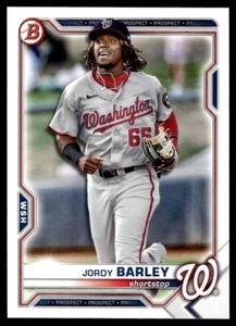 Bowman Draft 2021 Jordy Barley Washington Nationals #BD-6 - Imagen 1 de 2