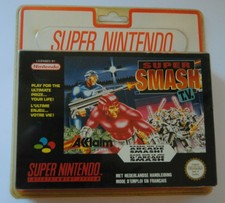 French rigid blister console super nintendo super nes super smash tv