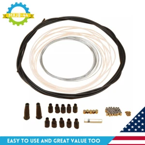 5 metres Motorcycle DIY Throttle Cable Kit Neoprene Boots Nipples Ferrules - Picture 1 of 5