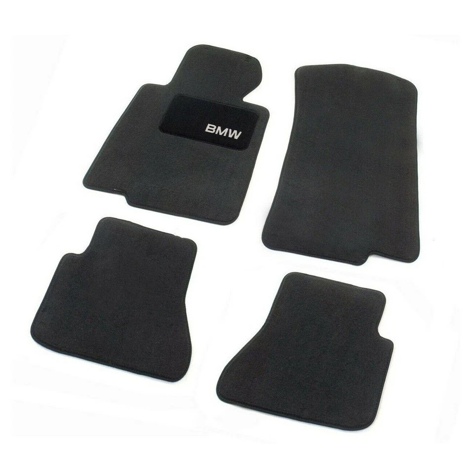 Tapetes de assoalho acarpetados antracite com letras no calcanhar para E70 E71 X5 X6 - Imagem 1 de 1