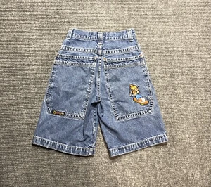 Vintage Flamehead JNCO Shorts YOUTH 10 Blue Skater Y2K Baggy Loose Grunge - Picture 1 of 10