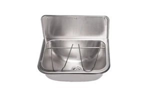 Fregadero de cubo trapeador comercial montado en pared 460Wx340Dx407Hmm 38mm BSP residuos incluidos - Imagen 1 de 3