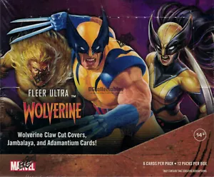 2024 UPPER DECK MARVEL FLEER ULTRA WOLVERINE TRADING CARDS SEALED HOBBY BOX NEW! - Picture 1 of 4