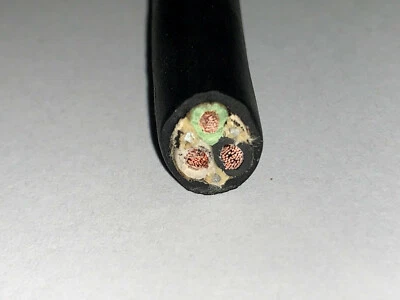 300 FT 12/3 SJOOW SJ SJO SJOW BLACK RUBBER CORD EXTENSION WIRE/CABLE - Image 1 of 2