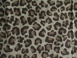 Cheetah Jaguar Leopard Kalahari Dessert Home Seasons Cotton Fabric 16" X 44" W - Picture 1 of 5