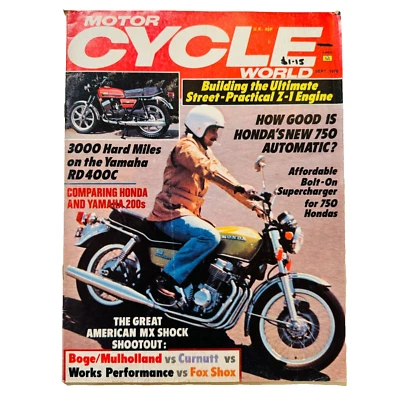 Cycle World Australia Motorcycle Magazine September 1976 RD400C - Image 1 of 4