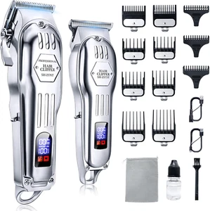 Professional Cordless Hair Clippers for Men, Trimmers Set and Barber Clippers fo - Picture 1 of 12