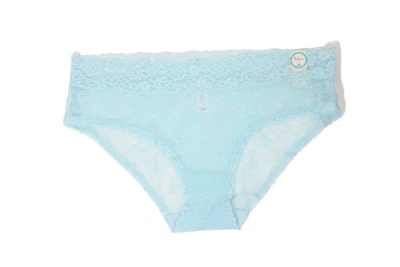 Flirtitude Cheeky Panty Women XXL New Blue Lace Underwear jcpenney - Image 1 of 4
