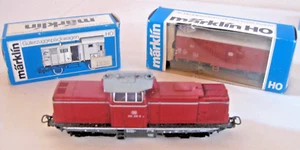 Märklin H0 3072 locomotiva diesel V 212-215-8 ferrovie dello Stato e vagone merci 4699 & vagone finale 4411 - Foto 1 di 4