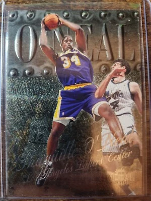 1998-99 Metal Universe Shaquille O'Neal #25 Los Angeles Lakers HOF MVP - Image 1 of 2