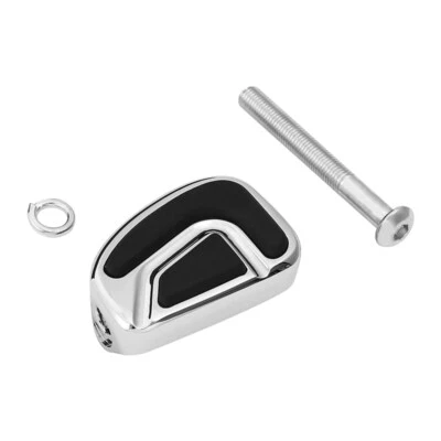 Chrome Shifter Foot Pegs Fit For Harley Dyna Low Rider Softail Slim Fat Boy Bob - Image 1 of 4