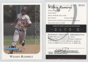 2006 Bowman Originals Prospects Wilkin Ramirez #BO22 Rookie RC