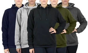 Womens Heavyweight Fleece Lined Pullover Hoodie 2PACK(Size:-M-2XL) NEW FREE SHIP - Picture 1 of 8