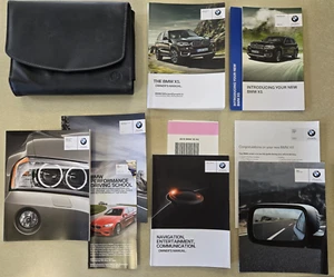 OEM Original 2016 BMW X5 Owners Manual with Supplements and Leather Holder, Nice - Picture 1 of 8