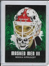 2010-11 Between The Pipes Miikka Kiprusoff Masked Men III Emerald # MM-36