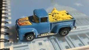 Hot Wheels 1973 Blackwall BW '56 Hi Tail Hauler Truck Hong Kong Blue Vtg 70s Toy - Picture 1 of 4