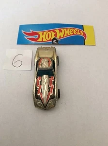 Vintage Hot Wheels Red Toy Car Corvette Stingray Mattel 1975 chip di vernice #6 - Foto 1 di 6