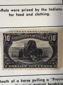 Scott # 290 1898 10 Cent "Hardships of Emigration" U.S. Postage Stamp - Picture 1 of 1