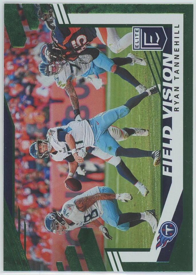 2020 Elite Field Vision Green #4 Ryan Tannehill Titans - Image 1 of 1