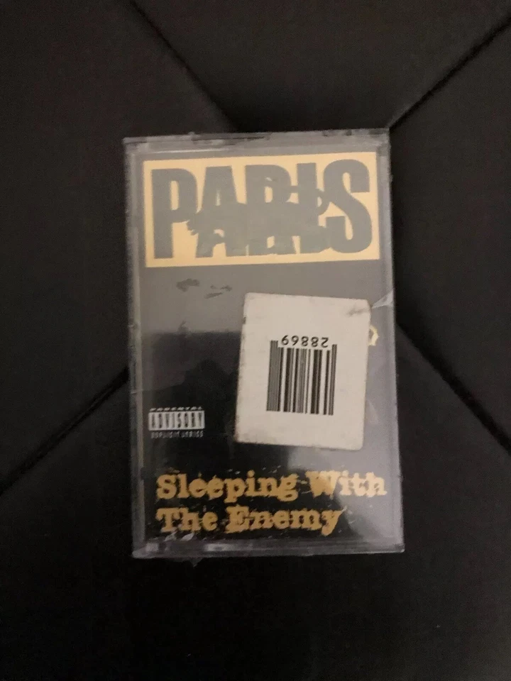 Paris Sleeping With The Enemy Brand New Sealed Cassete Tape Super Rare OOP  - Image 1 of 2