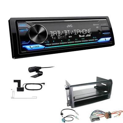 JVC Digital 1-DIN Autoradio DAB+ Bluetooth für KIA Carens 2000-2002 - Bild 1 von 4
