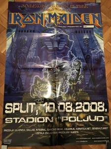 IRON MAIDEN Split Kroatien 10.08.2008 ORIGINAL KROATISCHES KONZERTPLAKAT - Bild 1 von 1