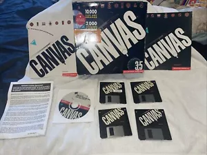 Canvas 3.5 Power Macintosh Version 1993 Used - Picture 1 of 13