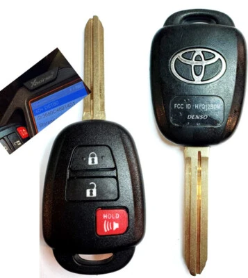 NEW OEM KEYLESS CAR REMOTE HEAD KEY FOB TOYOTA PRIUS C 2012-2017 HYQ12BDM G CHIP - Image 1 of 4